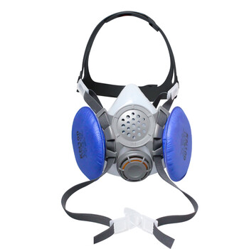 思创科技 硅胶双片防尘半面罩防粉尘电焊打磨裸面罩 ST-M50G-3A 1套（不含滤芯）