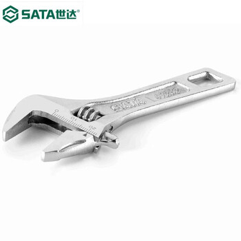 世达（SATA）47235 大开口短柄活动扳手12"