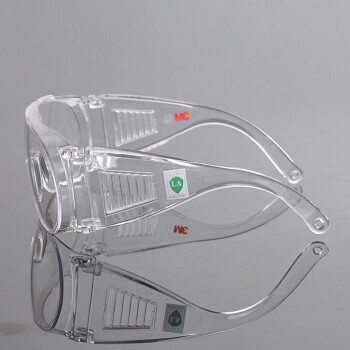 3M 1611HC防护眼镜实验室骑行防风工厂访客护目镜防刮擦型透明 袋装 10副起售 