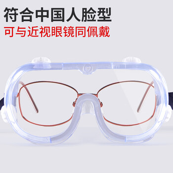 安美尚（ams）A2601护目镜透明防飞溅防冲击劳保眼镜 1付