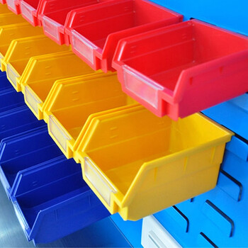 奕多美 背挂式零件盒洞洞板零件盒挂钩物料盒五金螺丝元件收纳分类盒 方孔板挂钩 YDM-SL-LJH