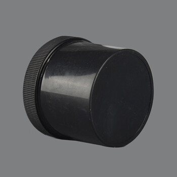 海斯迪克 加厚塑料瓶广口油墨罐 大口直立桶 密封罐 250ML黑色（10个起售）