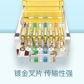 绿联超五类网线 千兆网络连接线 Cat5e超5类成品跳线 家用装修电脑宽带八芯双绞线2米 11231