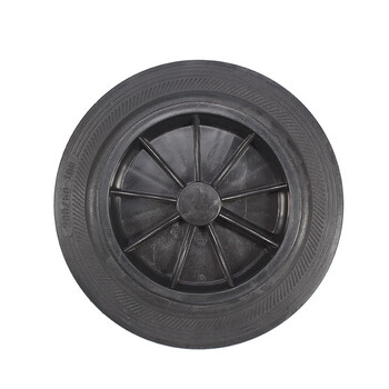 庄太太【100-120L轮】户外塑料大垃圾桶轮轴配件