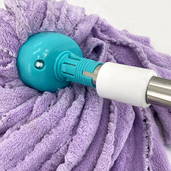 兰诗（LAUTEE）FH-1141 珊瑚绒吸水纤维拖把墩布酒店地拖 不锈钢杆-颜色随机