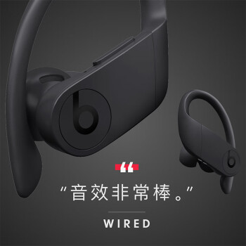 beats Beats Powerbeats Pro 完全无线高性能耳机 真无线蓝牙运动耳机 黑色