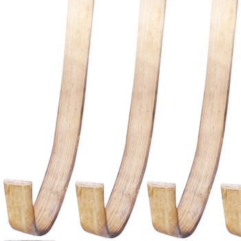 兰诗（LAUTEE）SB-0329 竹耙子 物业环卫搂草耙 搂落叶耙 16齿竹耙-5个装