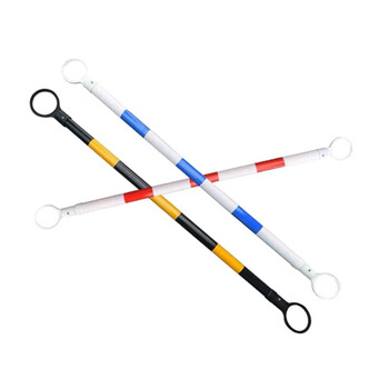 京速 PVC路锥连接杆 伸缩杆 反光固定杆 施工隔离杆 交通路障棒 一根价 固定蓝白2米