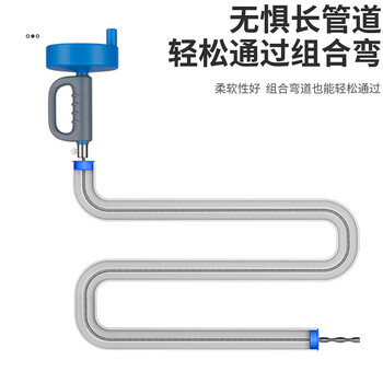 乐喏 管道疏通器通下水道3米马桶地漏厕所堵塞疏通工具家用弹簧