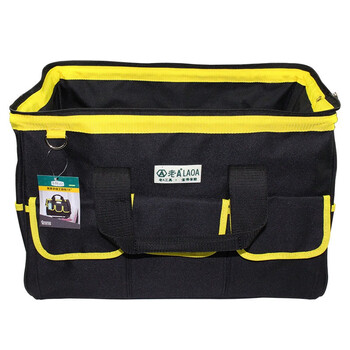 老A LAOA LA212808加厚牛津布手提斜挎黄黑工具包18英寸450*240*280mm
