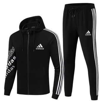 阿迪达斯adidas三叶草运动套装秋季休闲两件套学生运动服外套卫衣长裤