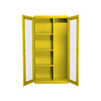 西斯贝尔 WA920450Y 带视窗紧急器材柜(PPE柜)45Gal黄色 1台装