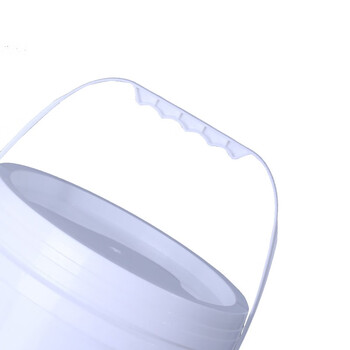 兰诗（LAUTEE）BS-640 加厚密封塑料桶 包装桶 耐摔塑料桶 打包桶涂料桶 8升白色