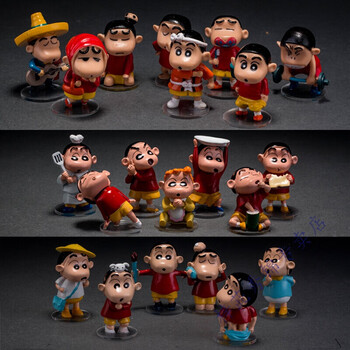 蜡笔小新动漫周边蜡笔小新创意造型公仔摆件玩偶模型玩具创意生日礼物