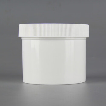 海斯迪克 HK-837 加厚塑料瓶广口油墨罐 大口直立桶 密封罐 250ML白色