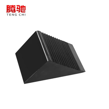 腾驰 止退器 便携式汽车防溜车三角木大货车汽车轮胎橡胶阻车器 12*7.5*6cm