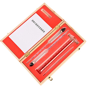 匡建仪表（CONJANT）精密酒精计JJ-20型两支酒精计套装可测0-100°支持计量检测含100ml玻璃量筒