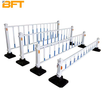 贝傅特 道路护栏公路市政隔离围栏 城市镀锌施工围挡 立柱80cm高