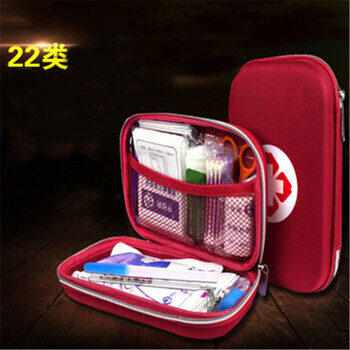 聚远 JUYUAN 急救包 旅行便携 地震应急急救箱 家庭户外车载急救包 红色急救包【中号】