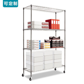 川井（WELLAND）物流台车 车间物料周转车 带轮线网货架 四层晾干架 干燥架 老化架定制 物料架150*60*190cm