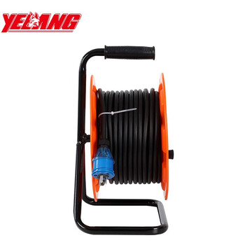 野狼 yelang 工程接线盘移动卷线盘绕线盘电缆盘漏电保护工业插排3*2.5 50米 YL-S31BS-1050
