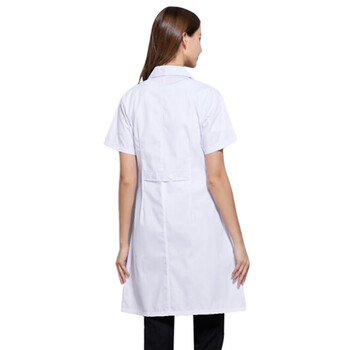 稳斯坦 WST523 白大褂 不起球医生护士服实验室药店 女L 松紧袖(可定制)