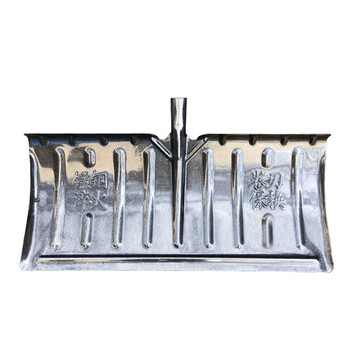 者也 加厚道路清雪铲手推式除雪工具锰钢淬火冰铲杂物铲粮食铲 多功能推雪铲 锰钢淬火加宽推铲铲头