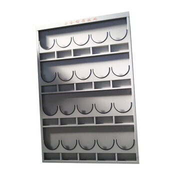 工者放置安全帽架子 安全帽存放处支架摆放架 壁挂四层20格定制CC-012