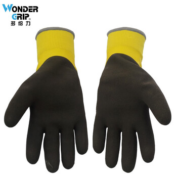 多给力（Wonder Grip）WG338W双层防寒防冻防水耐低温手套 定做 黄色 10码 XL码 1双
