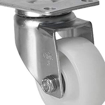 安赛瑞 平顶万向脚轮 3英寸中型尼龙轮 家具轮 承重150KG脚轮 滑轮滚轮 手推车轱辘 易得力企业可定制 16215