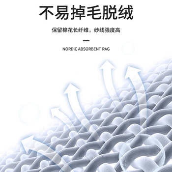 雅高 抹布家务厨房洗车擦车毛巾洗碗布巾【25*25 5片装】百洁布去油