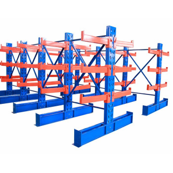 时通悬臂式重型仓储货架仓库厂房货架定做悬臂双面1800*800*2000三层副架单层500KG