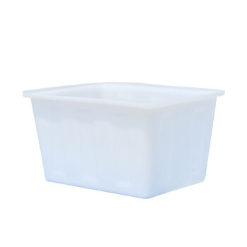 庄太太【350L盆】塑料水箱加大长方形带排水大号养鱼水产养殖储水桶