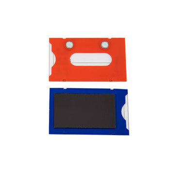冰禹 BYlj-22 磁性标签 货架标识卡 物料卡塑料标签 磁性材料卡片 蓝色4*10强磁