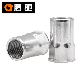 腾驰 CT 304 小沉头内外半六角铆螺母 不锈钢六角柳螺母  M12*22.5（180支/箱）
