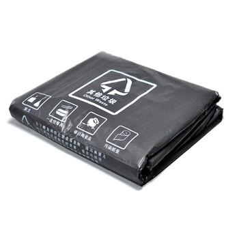 星工(XINGGONG)四分类垃圾袋彩色可回收有害其他环保袋市政塑料袋可定制 其它垃圾80*90cm100个WF062