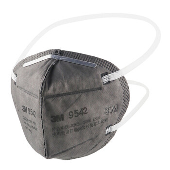 3M活性炭口罩9542头戴式KN95减除有机蒸气异味及防颗粒物口罩口罩25个/盒货期7天