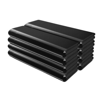 科力邦（Kelibang） 背心手提式垃圾袋 一次性塑料袋100只装 50*60cm/5卷 商用物业办公黑色垃圾袋 KB1002