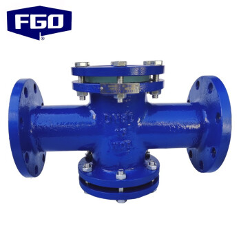 FGO 衬氟四通视镜 碳钢内衬四氟法兰玻璃管道视镜 SJ41F46-16C DN125