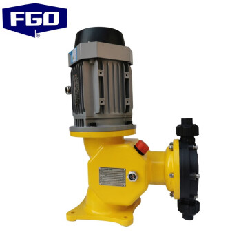 FGO 机械隔膜计量泵 DJ-Z  泵头材质PVC塑料  50L/h1.0 功率0.37kw 380V 普通电机