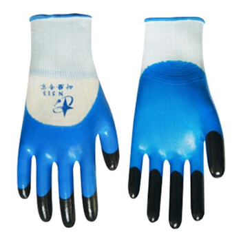 雄星  丁腈橡胶N513防滑透气耐酸碱耐磨星宇系列手套 12付*件