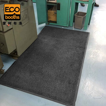 爱柯部落 超强吸水吸油防滑地毯 出入口防尘地垫厨房卫生间室内地毯宽2m厚9mm灰色110157
