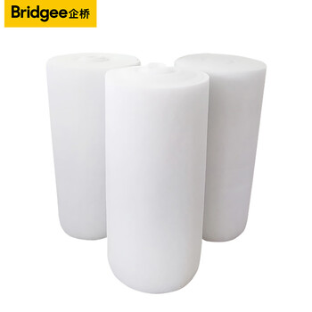 企桥 过滤棉 无纺布初效过滤烤漆房进风口棉风机棉工业防尘高密度净化棉 1mx20m 厚10mm