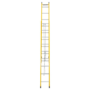 兴航发绝缘伸缩单梯 8M 收回4.2m升高7.2m玻璃钢梯加厚绝缘工程梯子伸缩梯子单梯