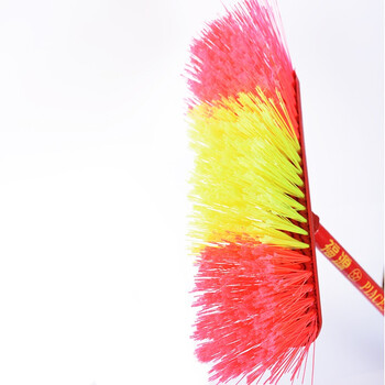 卫洋 WY-312 木把塑料小扫把环卫硬毛单个户外学校扫头发塑料丝小笤帚