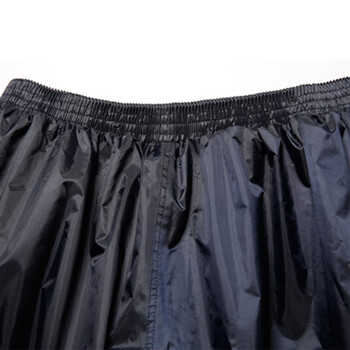 稳斯坦 分体巡逻雨衣雨裤套装 XXL/180黑色带帽檐 值勤 WST531(可定制)