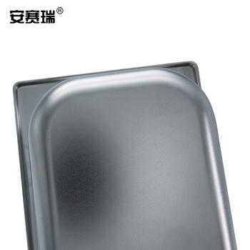 安赛瑞 304不锈钢加厚存储盆 自助存储盘 32.5×26.5×15cm 长方形加厚无盖 26395