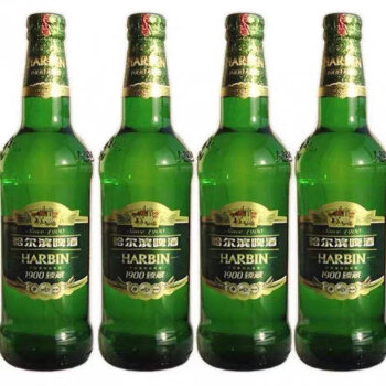 哈尔滨啤酒1900 哈尔滨啤酒1900臻藏特产哈啤1900臻藏瓶装箱装 500ml*