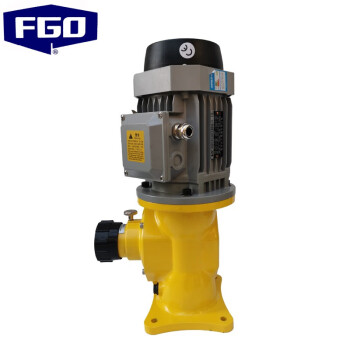 FGO 机械隔膜计量泵 DJ-Z  泵头材质PVC塑料  50L/h1.0 功率0.37kw 380V 普通电机