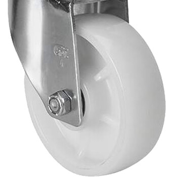 安赛瑞 平顶万向脚轮 4英寸中型尼龙轮 家具工业轮 承重150KG 滑轮滚轮 手推车轱辘 易得力企业可定制 16223